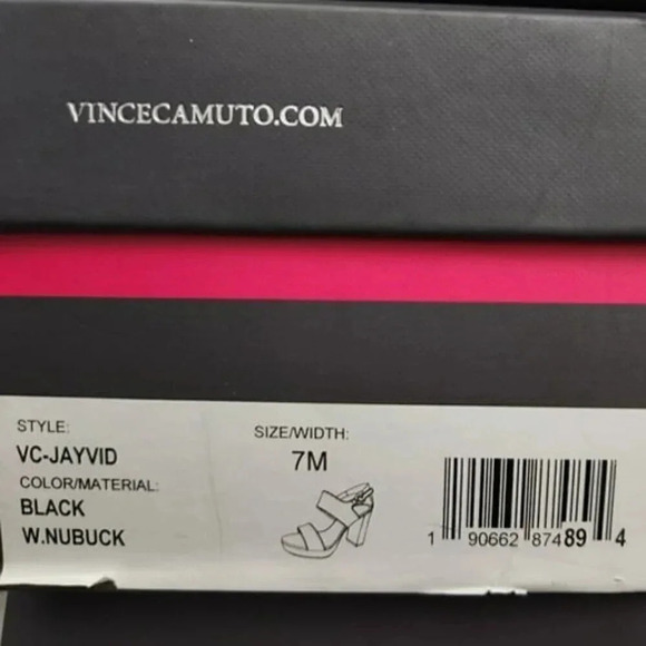 Vince Camuto Women's Jayvid Platform Dress Sandals Black Size 7 M (MSRP $139) - Picture 12 of 12